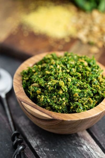 Kale and Sunflower Seed Pesto