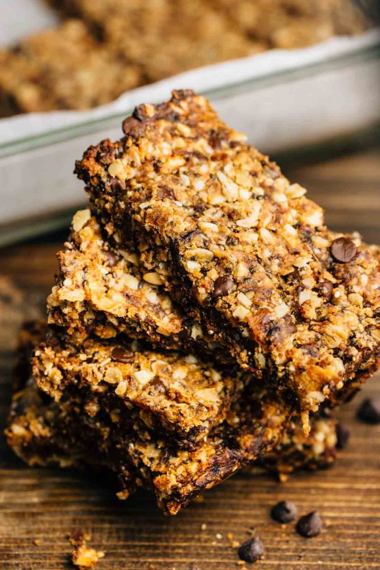 Chocolate Peanut Butter Granola Bars Veggie Chick