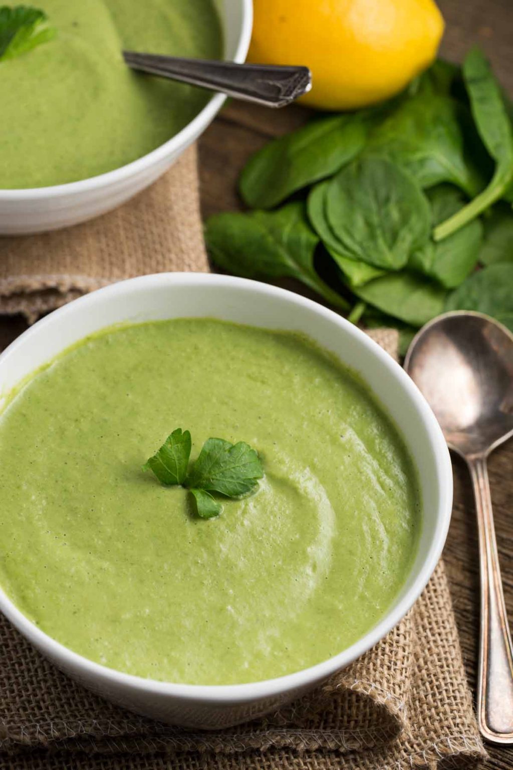 Asparagus Spinach Soup (Vegan, Gluten Free) The Veggie Chick