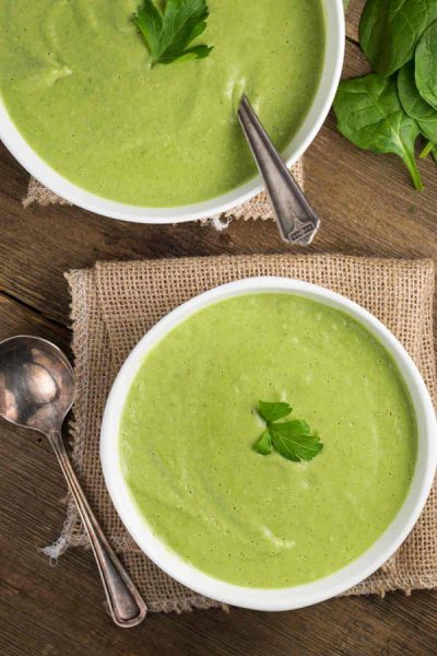 Asparagus Spinach Soup