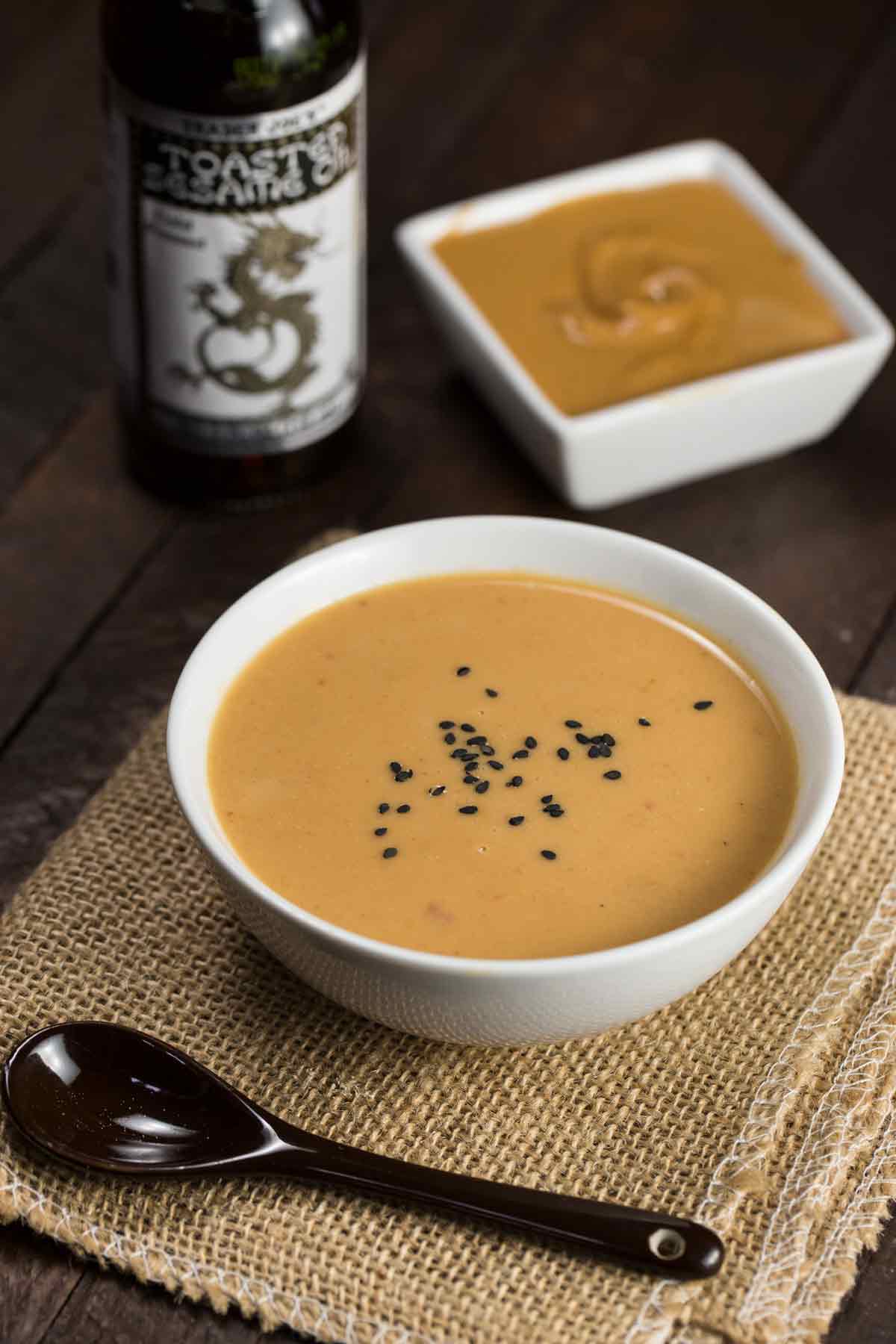 Miso Peanut Sauce | via veggiechick.com #vegan #glutenfree
