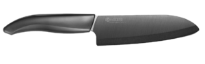 Kyocera Ceramic Santoku knife in black