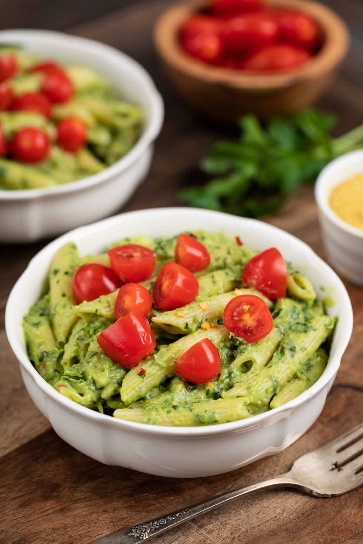 Avocado Pasta with Herbs (Vegan, GlutenFree) Veggie Chick