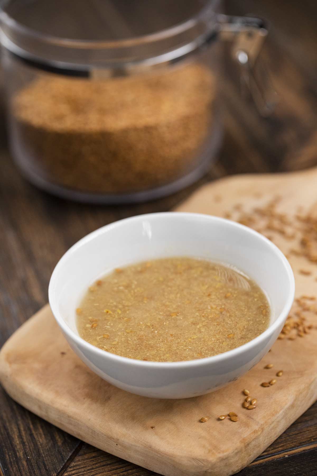 How to make a "Flax Egg" (Easy Vegan Egg Substitute) Veggie Chick