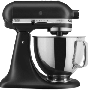 Matte black kitchenaid mixer
