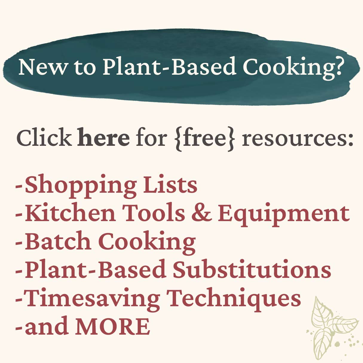 Plant Based Grocery List (includes downloadable PDF) - Veggie Chick