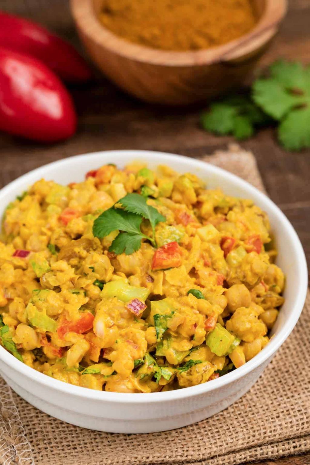 Curry Chickpea Salad (15 Minutes, Vegan) - Veggie Chick